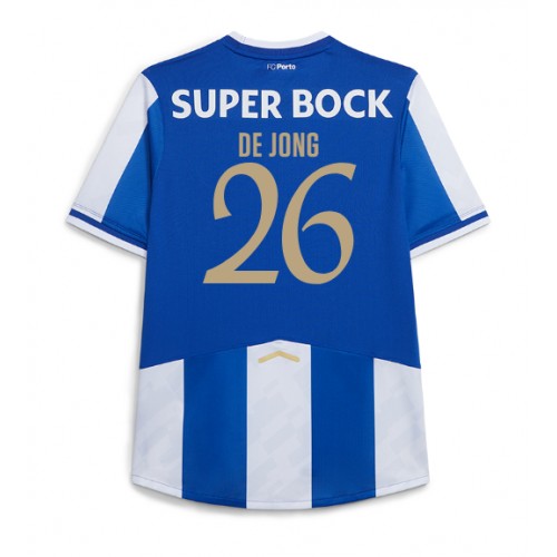Porto Luuk de Jong #26 Hjemmebanetrøje 2025-26 Kortærmet